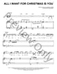 All I Want For Christmas Is You (Jazz Version) piano sheet music cover
